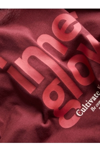 JACK&JONES ORIGINALS JXMIMI SS PRINT TEE JRS cabernet/inner glow