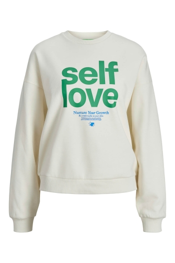 JACK&JONES ORIGINALS JXMIMI RLX LS PRINT CREW SWT