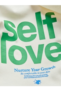 JACK&JONES ORIGINALS JXMIMI RLX LS PRINT CREW SWT vanilla ice/self love