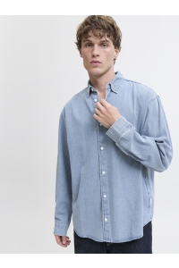 Jack and Jones JORNORREBRO DENIM SHIRT LS SN medium blue denim