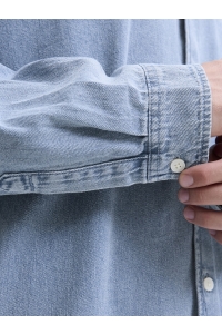 Jack and Jones JORNORREBRO DENIM SHIRT LS SN medium blue denim