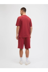 JACK&JONES ORIGINALS JORNORREBRO EMB TEE SS CREW NECK NO: tibetan red
