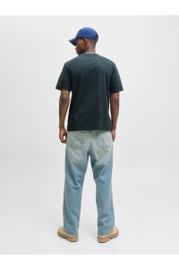 JACK&JONES ORIGINALS JORNORREBRO EMB TEE SS CREW NECK NO: forest river