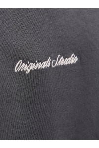 JACK&JONES ORIGINALS JORNORREBRO EMB SWEAT CREW NOOS asphalt