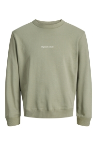 JACK&JONES ORIGINALS JORNORREBRO EMB SWEAT CREW NOOS seagrass