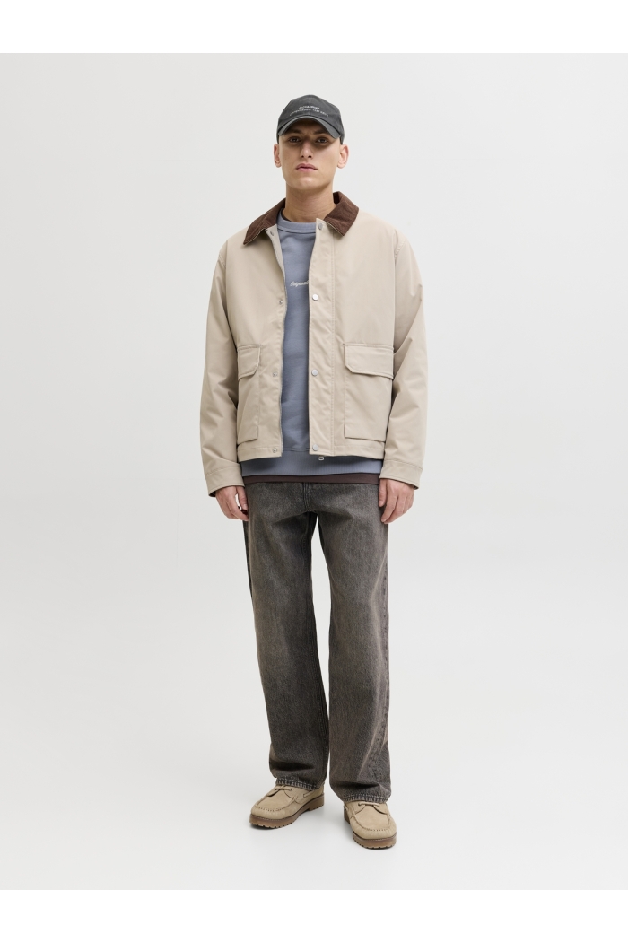 JACK&JONES ORIGINALS JORNORREBRO EMB SWEAT CREW NOOS tradewinds