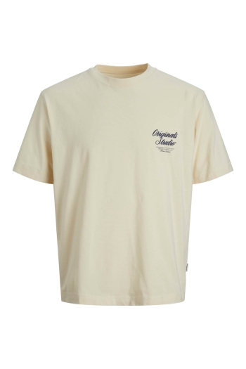 JACK&JONES ORIGINALS JORNORREBRO TYPO TEE SS CREW NECK N: