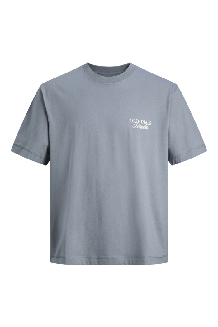Jack and Jones JORNORREBRO TYPO TEE SS CREW NECK N: tradewinds/ss 26