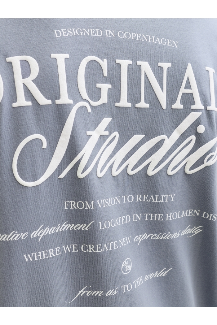 Jack and Jones JORNORREBRO TYPO TEE SS CREW NECK N: tradewinds/ss 26