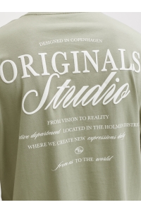 Jack and Jones JORNORREBRO TYPO TEE SS CREW NECK N: seagrass/ss 26