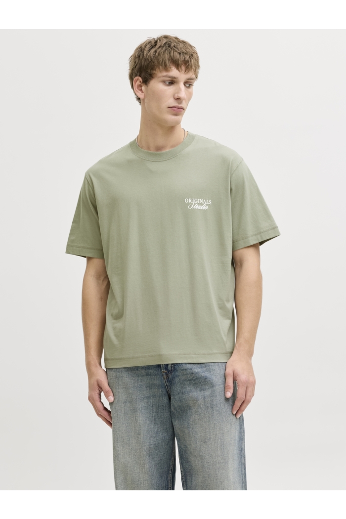 Jack and Jones JORNORREBRO TYPO TEE SS CREW NECK N: seagrass/ss 26