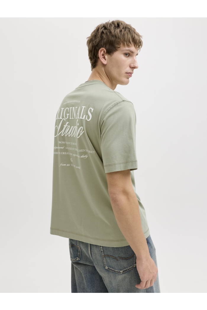 Jack and Jones JORNORREBRO TYPO TEE SS CREW NECK N: seagrass/ss 26