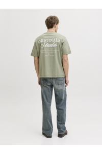 Jack and Jones JORNORREBRO TYPO TEE SS CREW NECK N: seagrass/ss 26