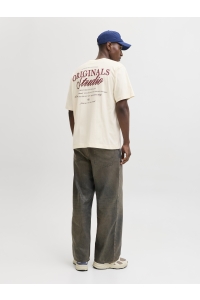 Jack and Jones JORNORREBRO TYPO TEE SS CREW NECK N: antique white/ss 26