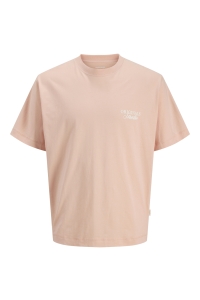 Jack and Jones JORNORREBRO TYPO TEE SS CREW NECK N: peach melba/ss 26