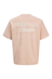 Jack and Jones JORNORREBRO TYPO TEE SS CREW NECK N: peach melba/ss 26