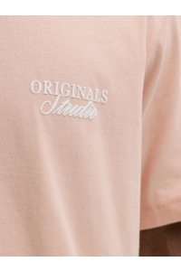 Jack and Jones JORNORREBRO TYPO TEE SS CREW NECK N: peach melba/ss 26