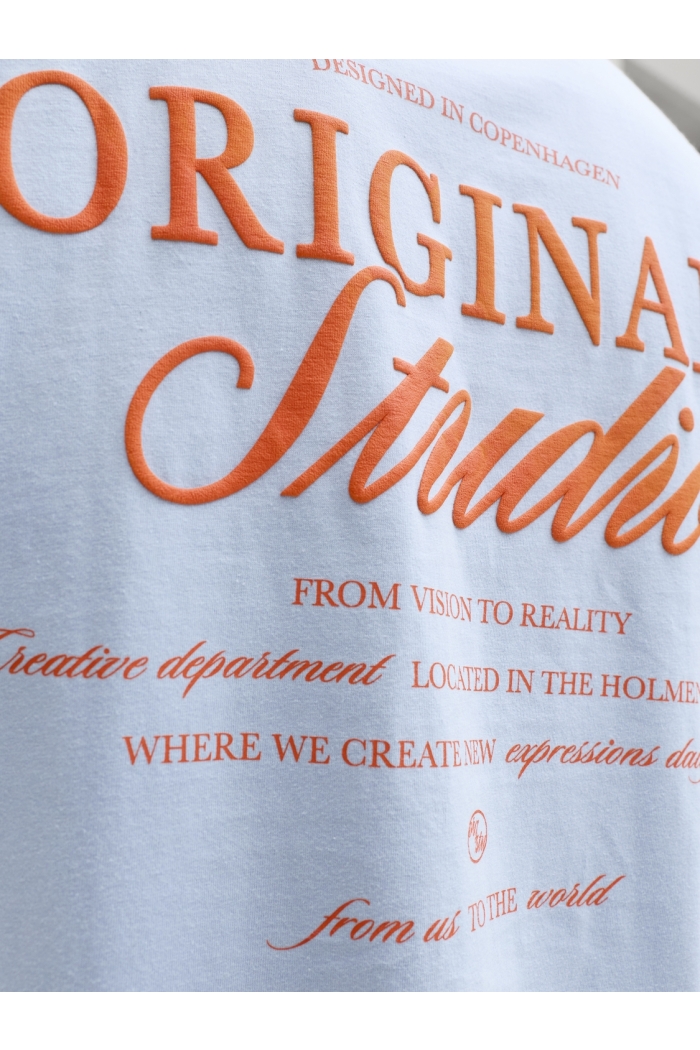 Jack and Jones JORNORREBRO TYPO TEE SS CREW NECK N: cashmere blue/ss 26