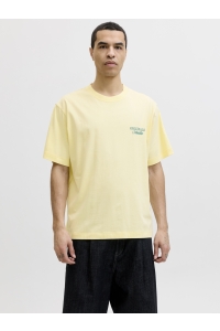 Jack and Jones JORNORREBRO TYPO TEE SS CREW NECK N: pastel yellow/ss 26