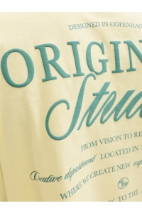 Jack and Jones JORNORREBRO TYPO TEE SS CREW NECK N: pastel yellow/ss 26