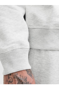 JACK&JONES ORIGINALS JORNORREBRO EMB SWEAT HIGH NECK SN white melange