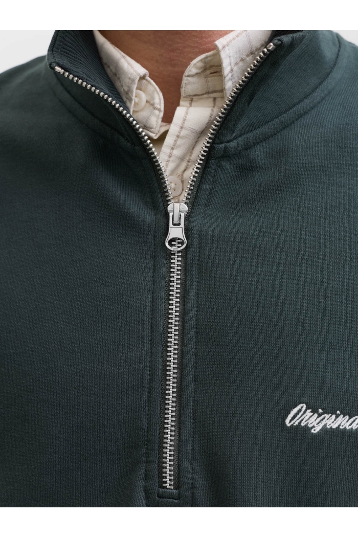 JACK&JONES ORIGINALS JORNORREBRO EMB SWEAT HIGH NECK SN forest river