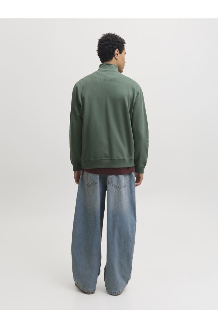Jack and Jones JORNORREBRO EMB SWEAT HIGH NECK SN laurel wreath