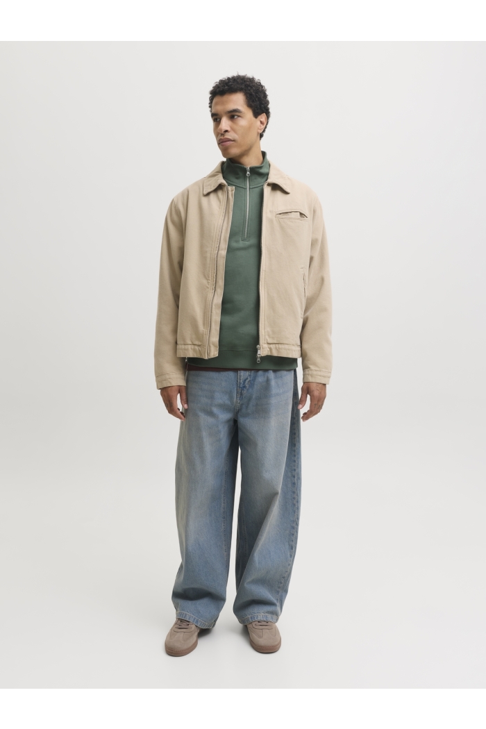 Jack and Jones JORNORREBRO EMB SWEAT HIGH NECK SN laurel wreath