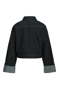 JACK&JONES ORIGINALS JXVEGA DENIM JACKET FOLD UP R269 DN: dark blue denim