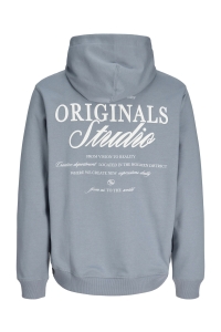 JACK&JONES ORIGINALS JORNORREBRO TYPO BACK SWEAT HOOD SN tradewinds/ss26