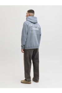 JACK&JONES ORIGINALS JORNORREBRO TYPO BACK SWEAT HOOD SN tradewinds/ss26