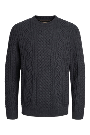 JACK%JONES PREMIUM JPRBLUSEAN KNIT CABLE CREW NECK SN