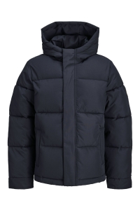 jack en jones boys JORINWOOD HOOD PUFFER JACKET JNR dark navy