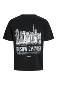 JACK&JONES ORIGINALS JORYORK BACK TEE SS CREW NECK black