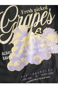 Jack and Jones JXSANDRA LOOSE SS TEE JRS phantom/grapes