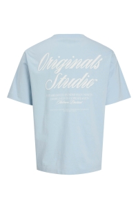 jack en jones boys JORNORREBRO TYPO TEE SS CREW NECK S: skyway