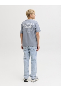 Jack and Jones boys JORNORREBRO TYPO TEE SS CREW NECK S: tradewinds/ss 26