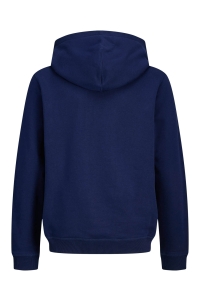 jack en jones boys JORNORREBRO EMB SWEAT HOOD NOOS JNR ocean cavern