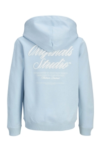 jack en jones boys JORNORREBRO TYPO BACK SWEAT HOOD SN: skyway