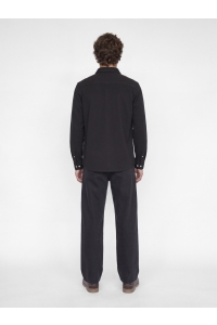Jack and Jones JPRBLUBLAKE PIQUE DETAIL L/S SHIRT chocolate torte