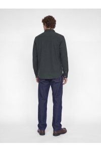 Jack and Jones JPRBLUBLAKE PIQUE DETAIL L/S SHIRT pineneedle