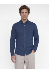 Jack and Jones JPRBLUBLAKE PIQUE DETAIL L/S SHIRT naval academy