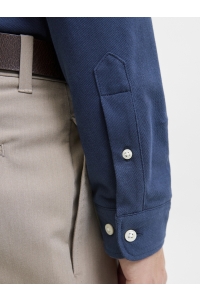 Jack and Jones JPRBLUBLAKE PIQUE DETAIL L/S SHIRT naval academy