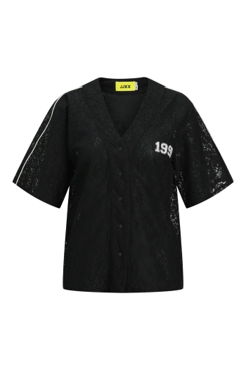 Jack and Jones  JXSTINE LACE LOOSE V NECK TEE JRS L: