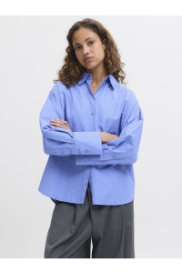 JACK&JONES ORIGINALS JXBELLA RLX SHINE LS SHIRT WVN ultramarine/silver rhinestones