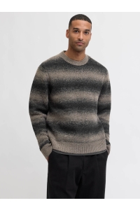 JACK%JONES PREMIUM JPRBLUTYLER KNIT STRIPED CREW NECK crocodile