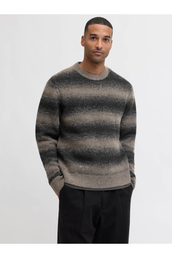 JACK%JONES PREMIUM JPRBLUTYLER KNIT STRIPED CREW NECK