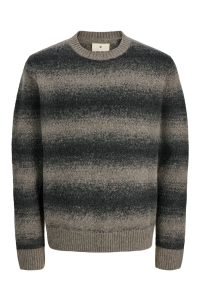 JACK%JONES PREMIUM JPRBLUTYLER KNIT STRIPED CREW NECK crocodile