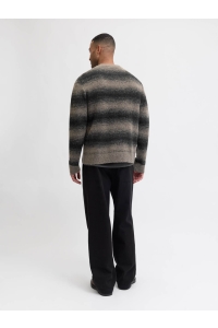 JACK%JONES PREMIUM JPRBLUTYLER KNIT STRIPED CREW NECK crocodile
