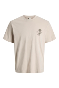 JACK%JONES PREMIUM JPRKYLE SS TEE STYD SS25 silver lining